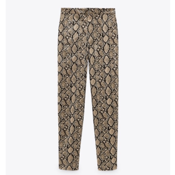 𝗡𝗪𝗧 𝗭𝗮𝗿𝗮 • Snake Print Trousers - Picture 11 of 17
